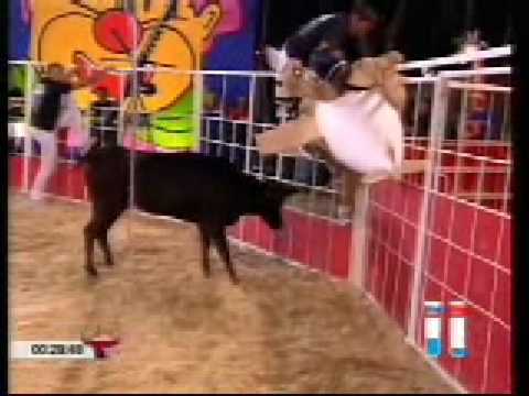 Dima Koldun in France - Big Race - Dima in bull water game funny (  -  )