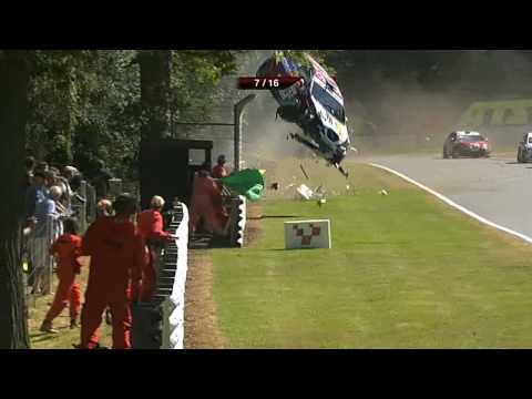 Massive crash Seat Leon Eurocup 2010 Brands-Hatch (HD)