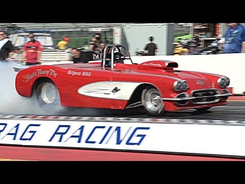 Sickest Drag Race Competition Ever - Dragster Burnout
