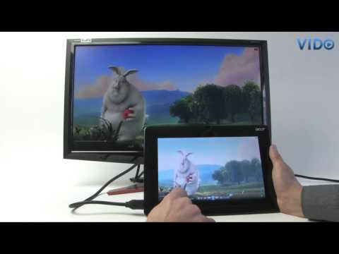 Video review Acer Iconia Tab W500, sample