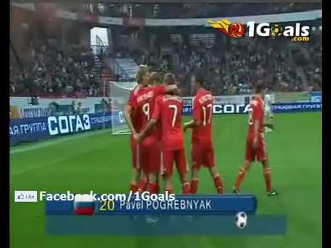 Russia vs Serbia 1-0 Pogrebnyak Goal 10.8.2011 International Football Friendly
