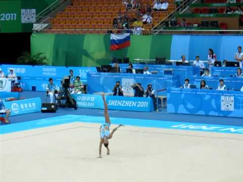 Daria Dmitrieva 2011 Universiade Hoop FINAL