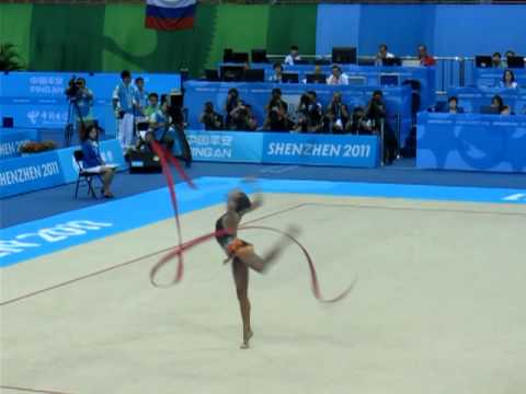 Aliya Garaeva 2011 Universiade Ribbon AA