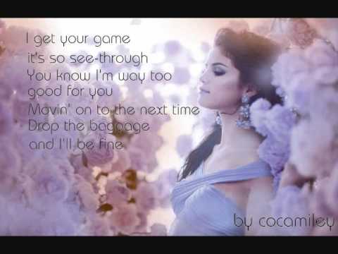Selena Gomez & The Scene - Sick Of You - Lyrics On Screen