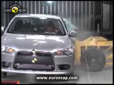 Crash Test 2009 Mitsubishi Lancer Full Test (Impolite)