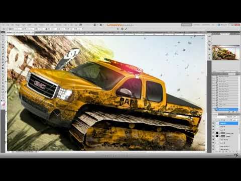 Adobe Photoshop -   GMC  GMC Caterpillar edition