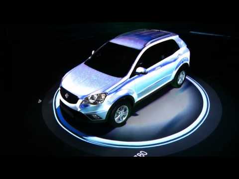 Ssang yong NEW actyon 3d projection mapping