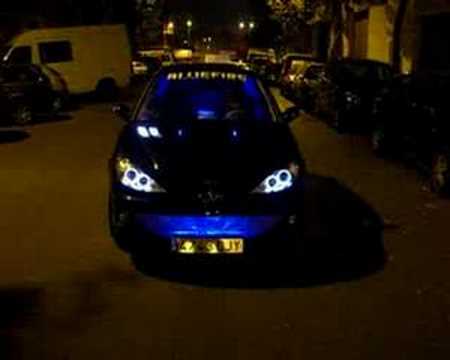PEUGEOT 206 BLUEFIRE TUNING POLICE CAR SHOW