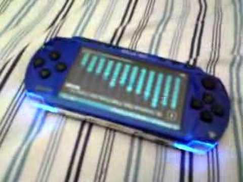 PSP Blue Led Trigger Mod (Sound reactive) by ApheX