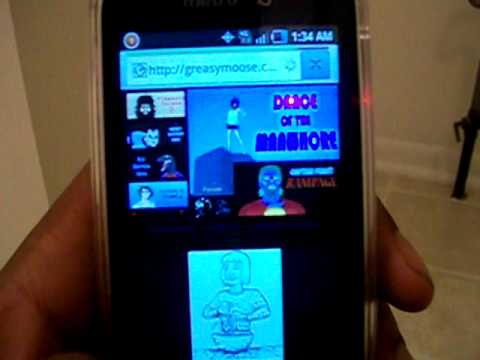 Samsung Galaxy INDULGE Phone review Part 3 speed/flash test